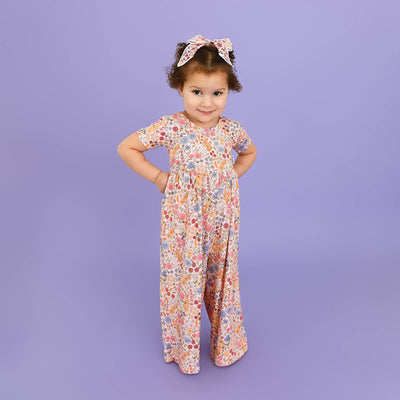 Gigi and Max: Meadow Floral Bunny Romper