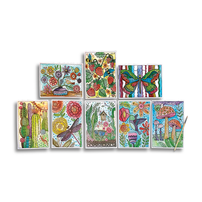 OOLY Hidden Colors Magic Paint Sheets: Magic Nature
