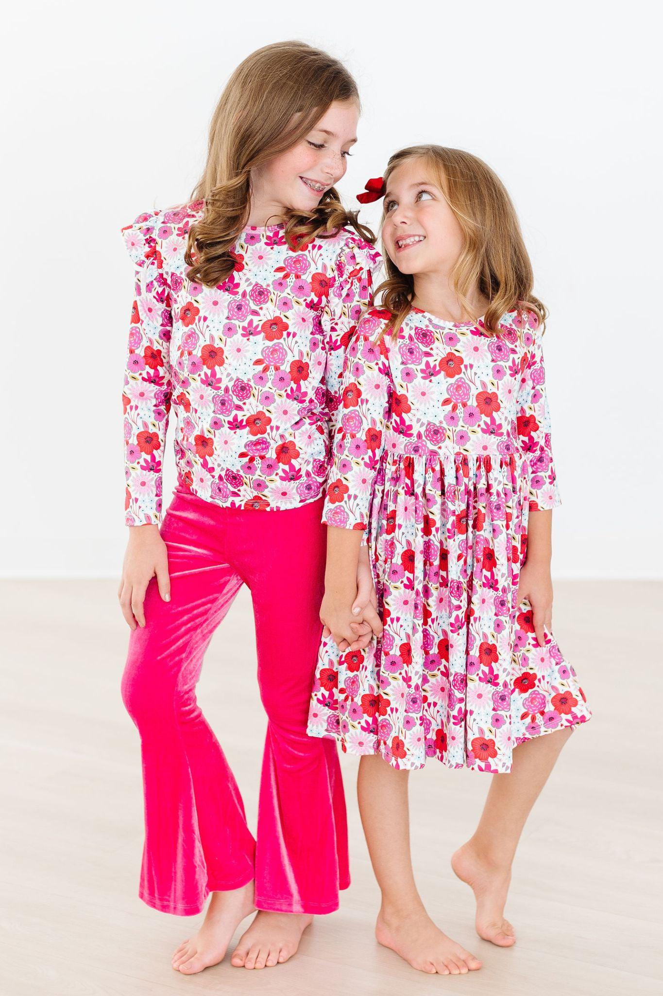 Mila & Rose:  Secret Garden 3/4 Pocket Twirl Dress SHIPS SEPARATELY