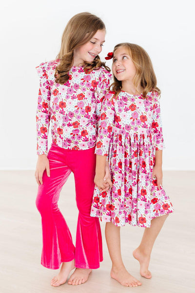 Mila & Rose:  Secret Garden 3/4 Pocket Twirl Dress SHIPS SEPARATELY