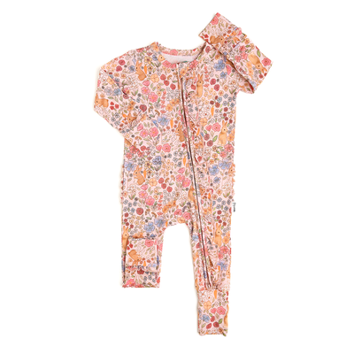 Gigi and Max: Meadow Floral Bunny Ruffle Zip