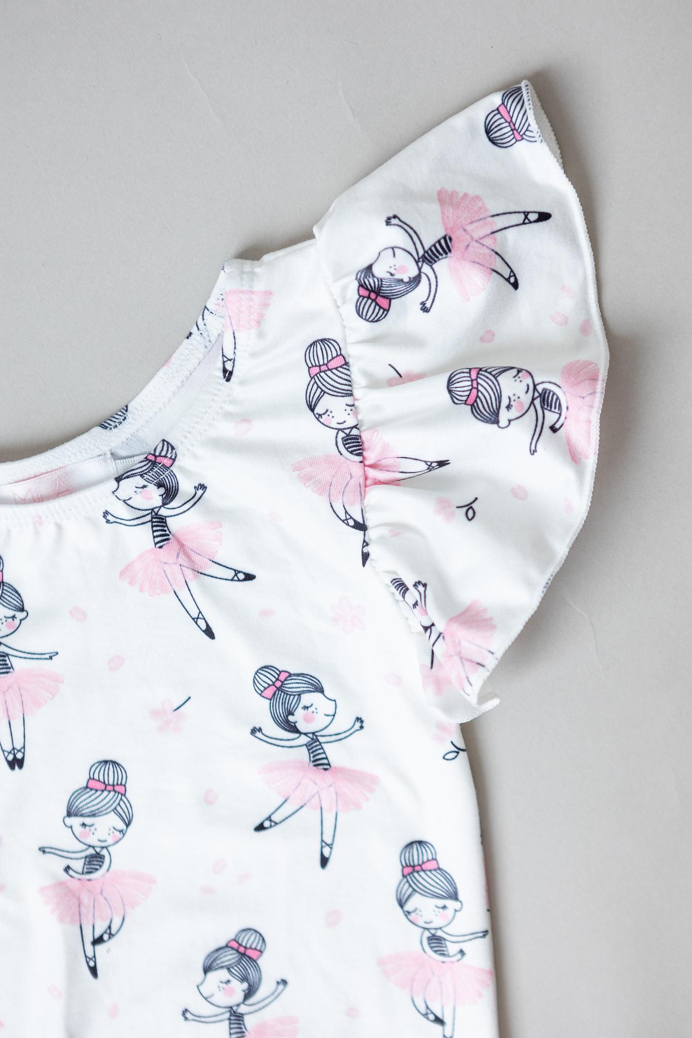 Mila & Rose:  Ballerina S/S Flutter Sleeve Leotard SHIPS SEPARATELY