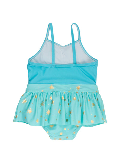 RuffleButts One Piece Swimsuit: Genie Princess