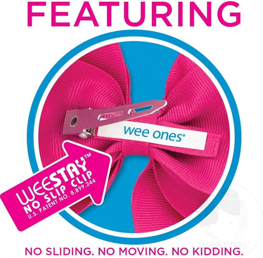Wee Ones Hair Bow: Tennis Rackets