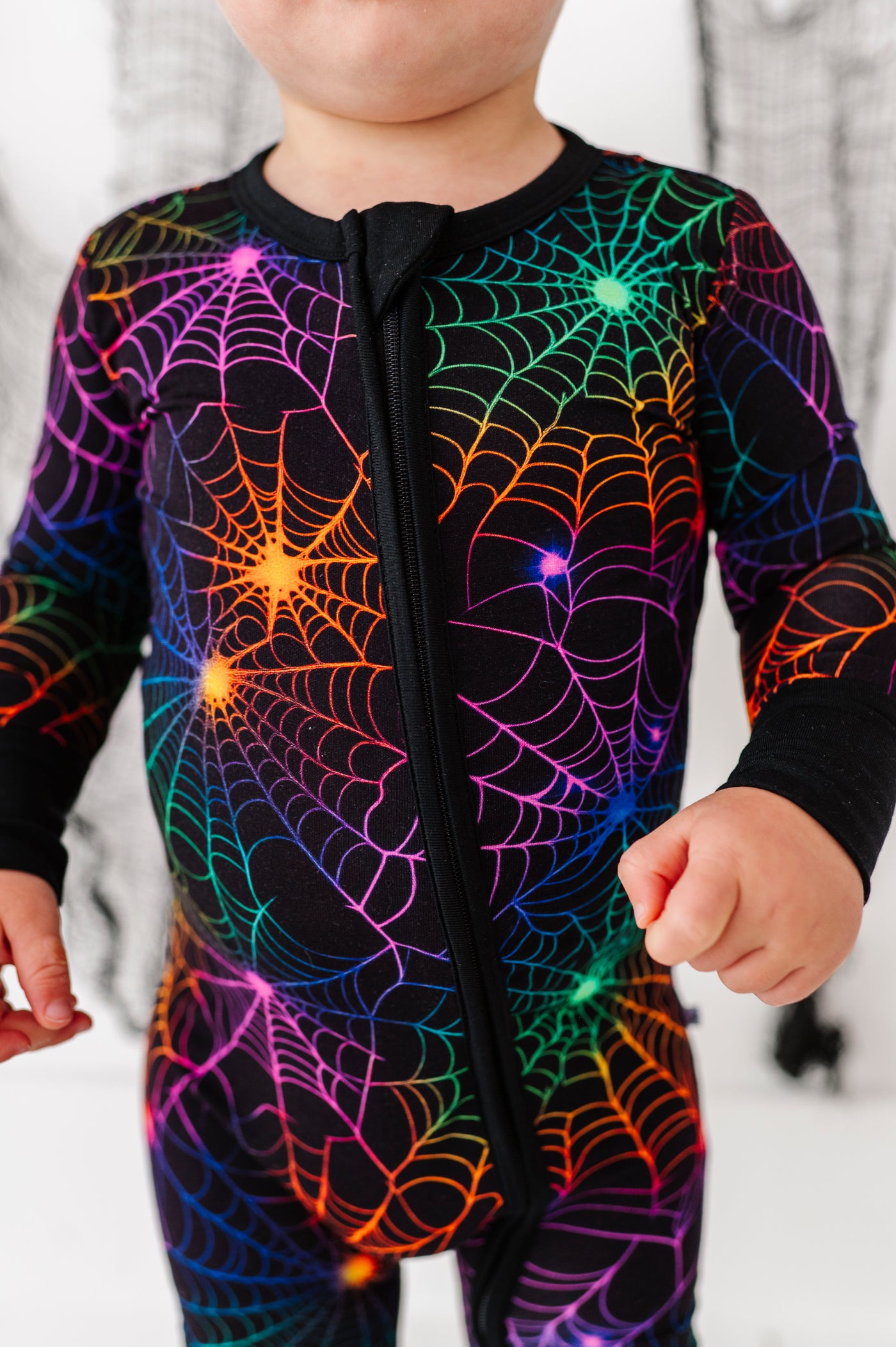 Birdie Bean Neon Webs Convertible Romper