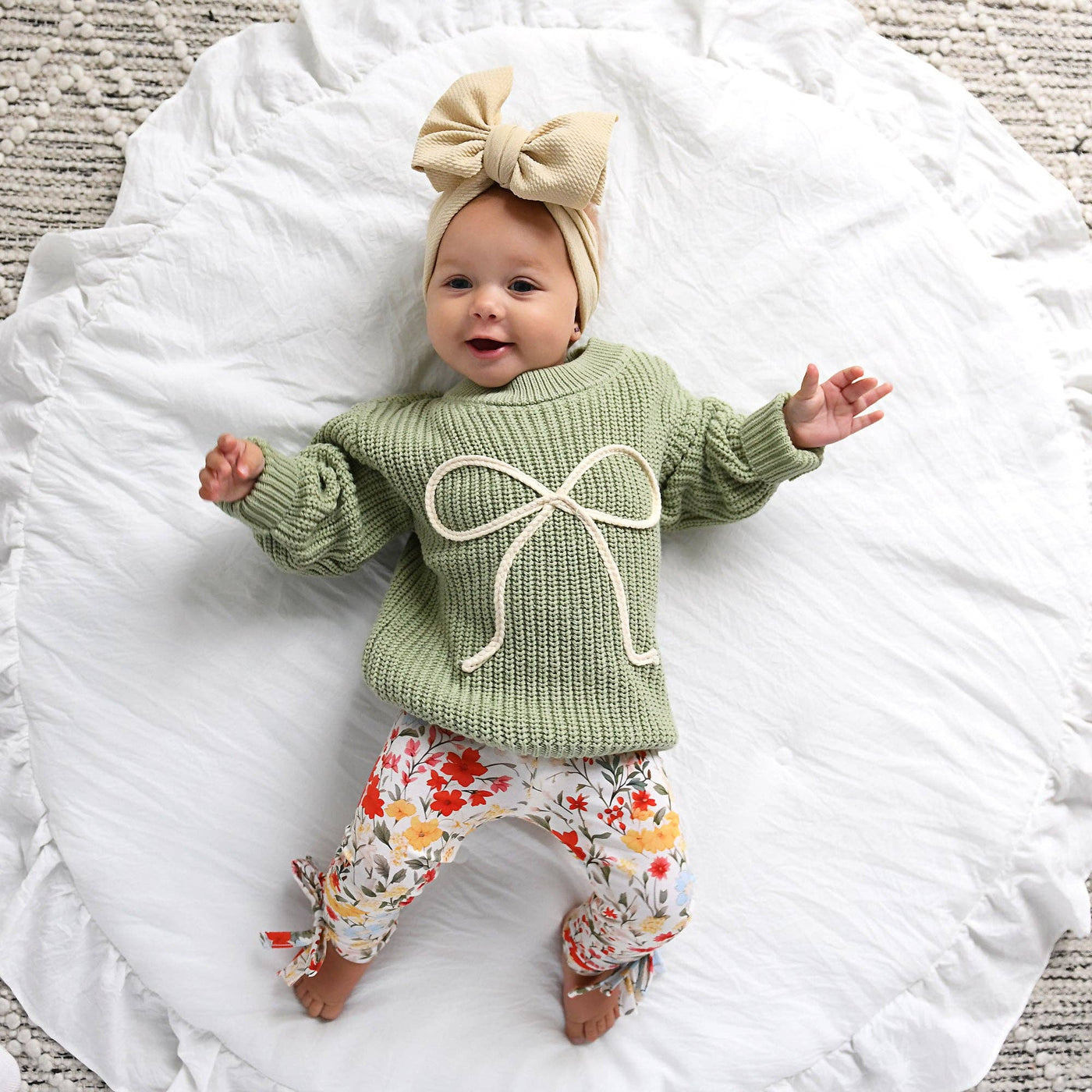 Gigi and Max Bow Leggings: Lottie