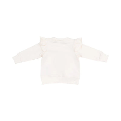 Angel Dear Ruffle Sweatshirt and Jogger: Danish Daisy