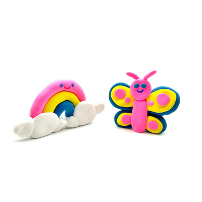 OOLY Creatibles D.I.Y. Air-Dry Clay Kit: Rainbow BFFs
