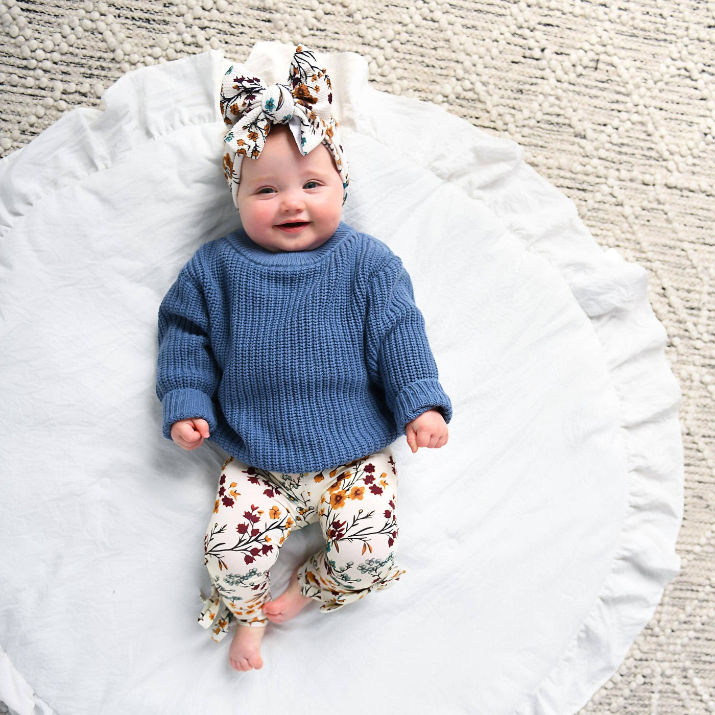 Gigi and Max Bow Leggings: Maren Floral