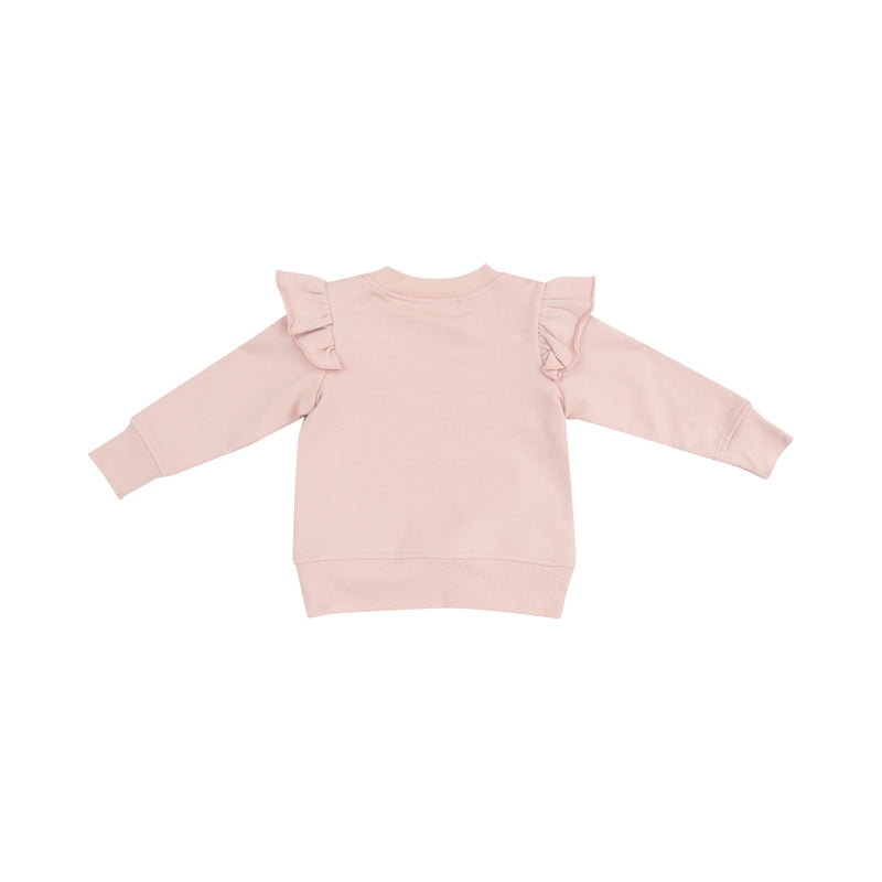 Angel Dear Ruffle Sweatshirt and Leggings: Daisy Pop