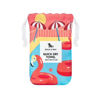 Dock & Bay Quick Dry Towel: Pool Party Vibes