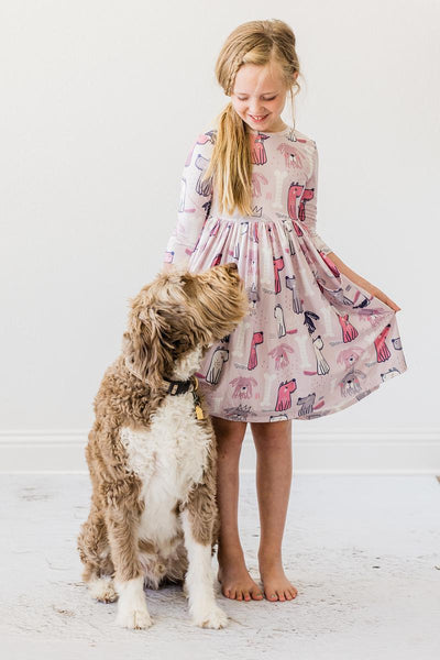 Mila & Rose:  Puppy Party Pocket Twirl Dress SHIPS SEPARATELY