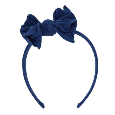 Baby Bling Bows Fab Headband: Navy