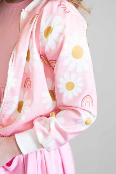 Mila & Rose:  You are My Sunshine Satin Jacket SHIPS SEPARATELY