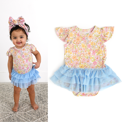 Gigi and Max: Kennedy Floral Tulle Tutu