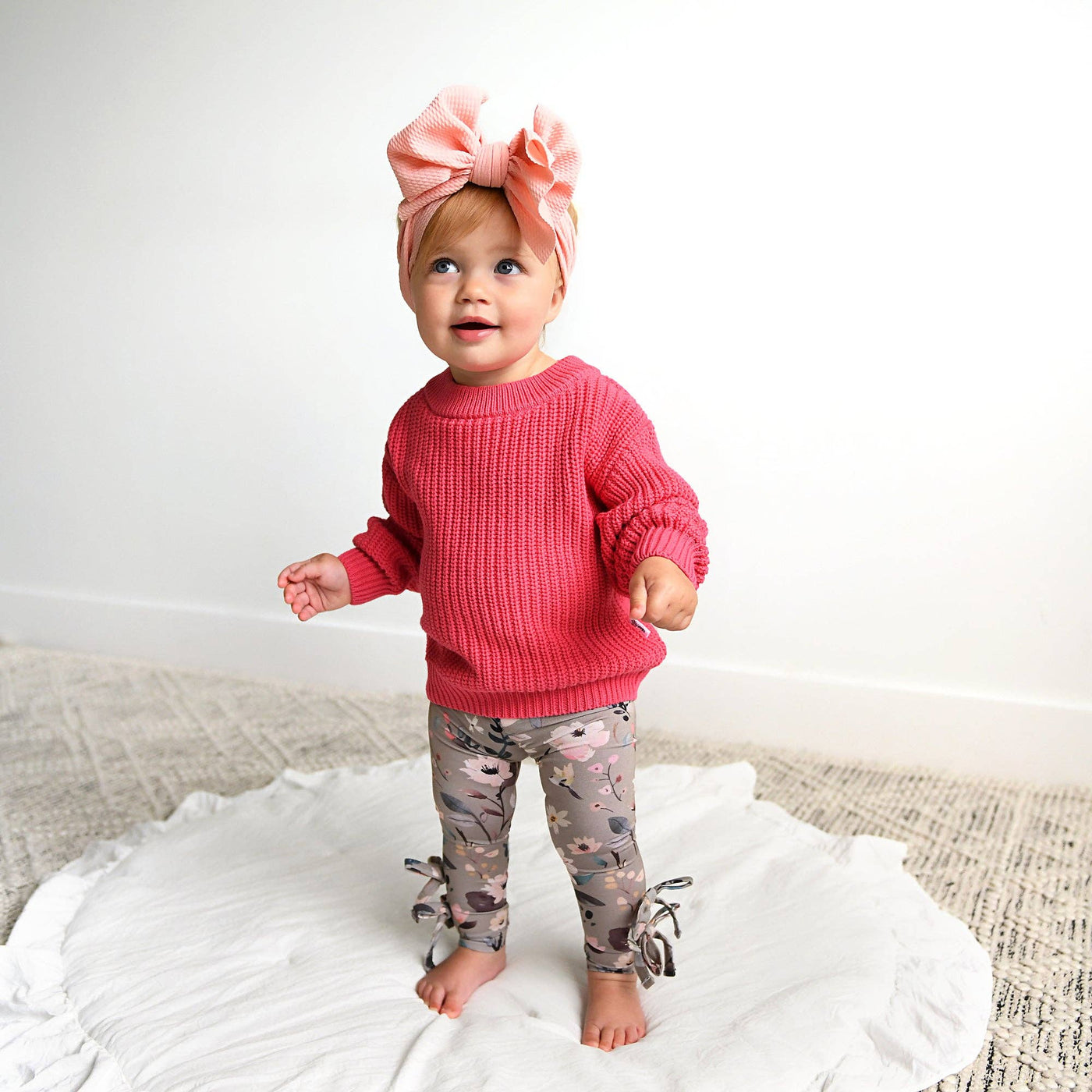 Gigi and Max Sweater: Deep Pink