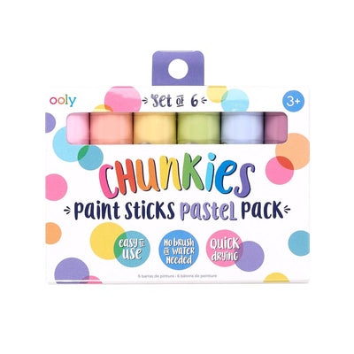 Ooly: Chunkies Paint Sticks: Pastel - Set of 6