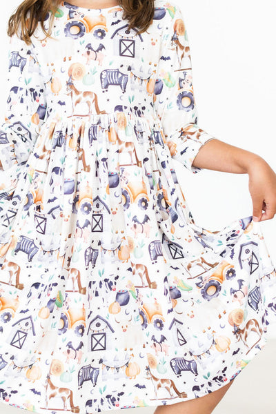 Mila & Rose:  Stay Spooky Pocket Twirl Dress SHIPS SEPARATELY