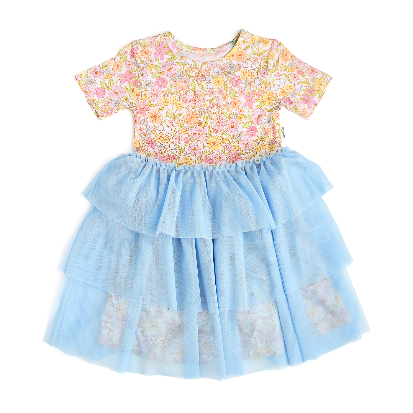 Gigi and Max: Kennedy Floral Tulle Tutu Dress