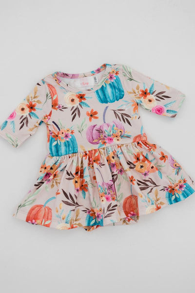 Mila & Rose:  Harvest Blooms Twirl Bodysuit SHIPS SEPARATELY