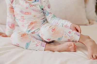 Copper Pearl Long Sleeve Pajama Set: Bloom