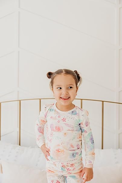 Copper Pearl Long Sleeve Pajama Set: Bloom