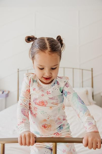 Copper Pearl Long Sleeve Pajama Set: Bloom