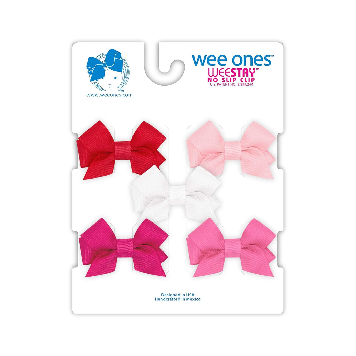 Wee Ones Pack of 5: White and Pinks