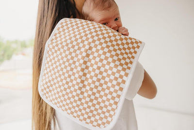 Copper Pearl Burp Cloth Set: Vance