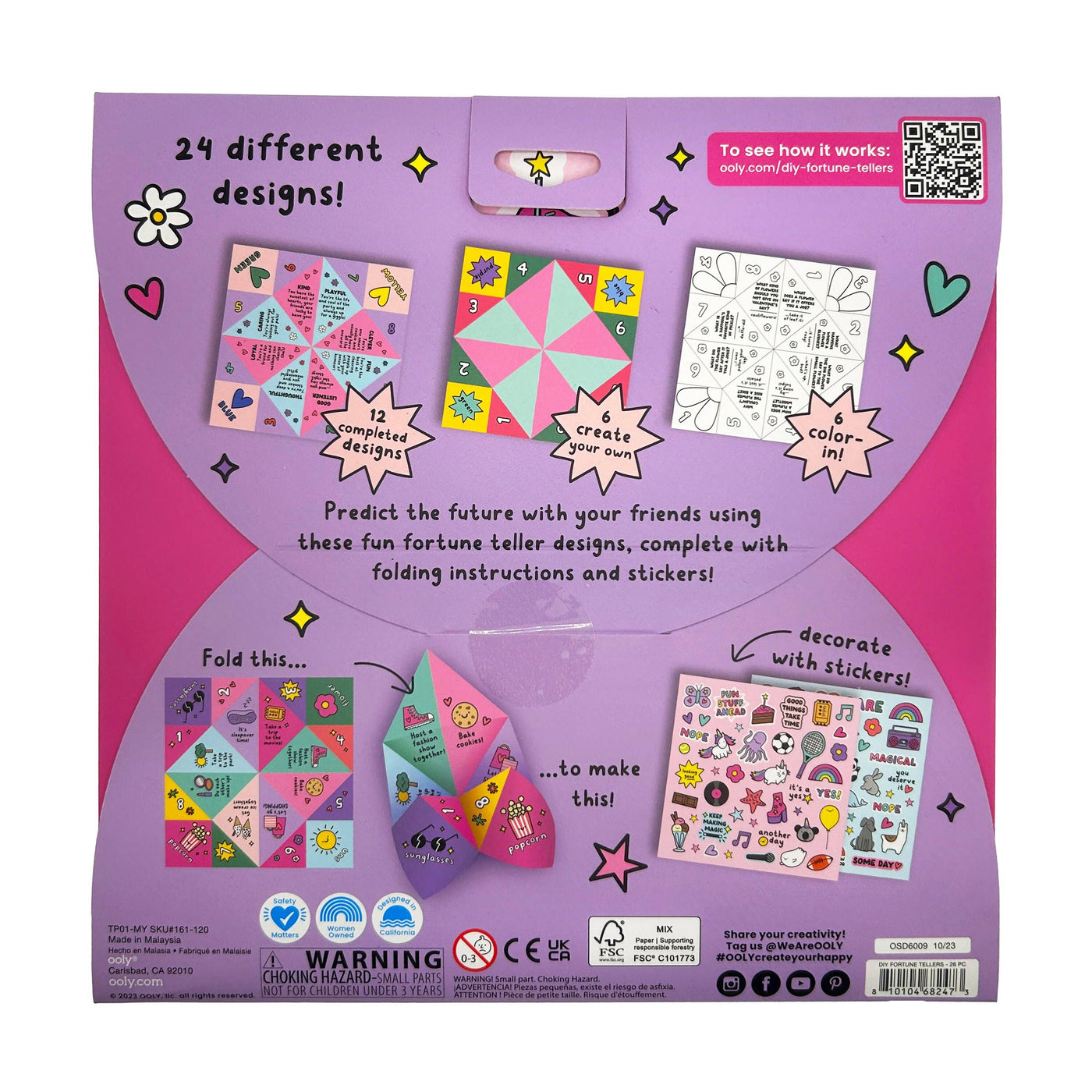 OOLY: D.I.Y. Fortune Tellers Activity Kit
