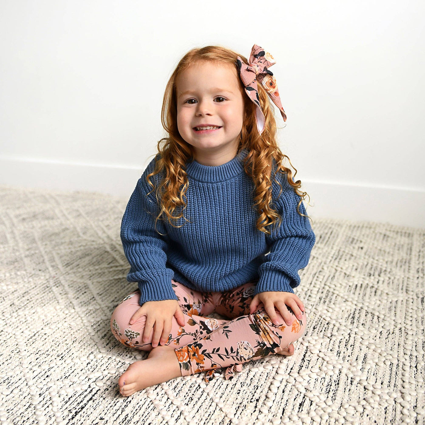 Gigi and Max Sweater: Steel Blue