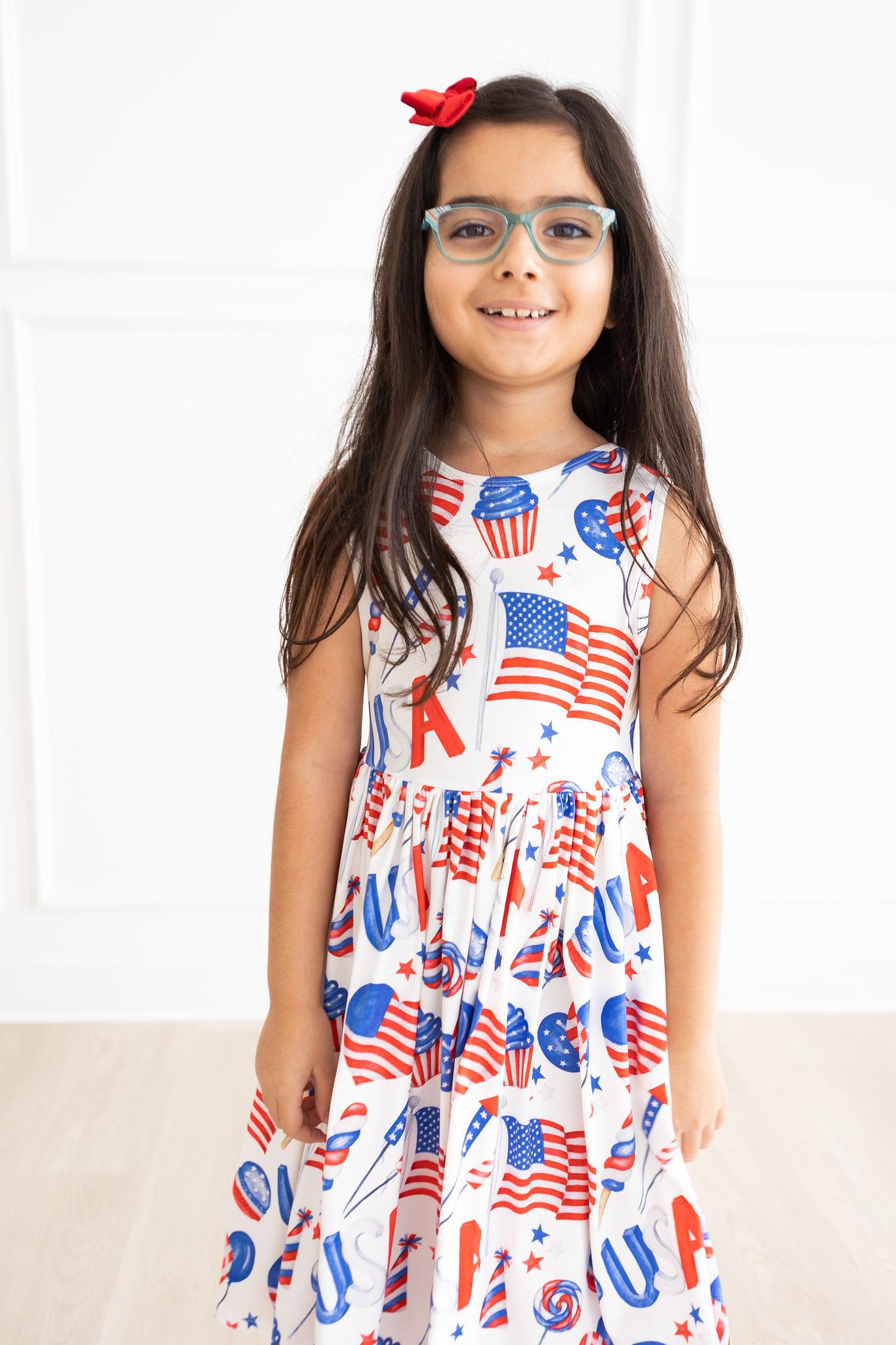 Mila & Rose:  Party in the USA Tank Twirl Dress SHIPS SEPARATELY