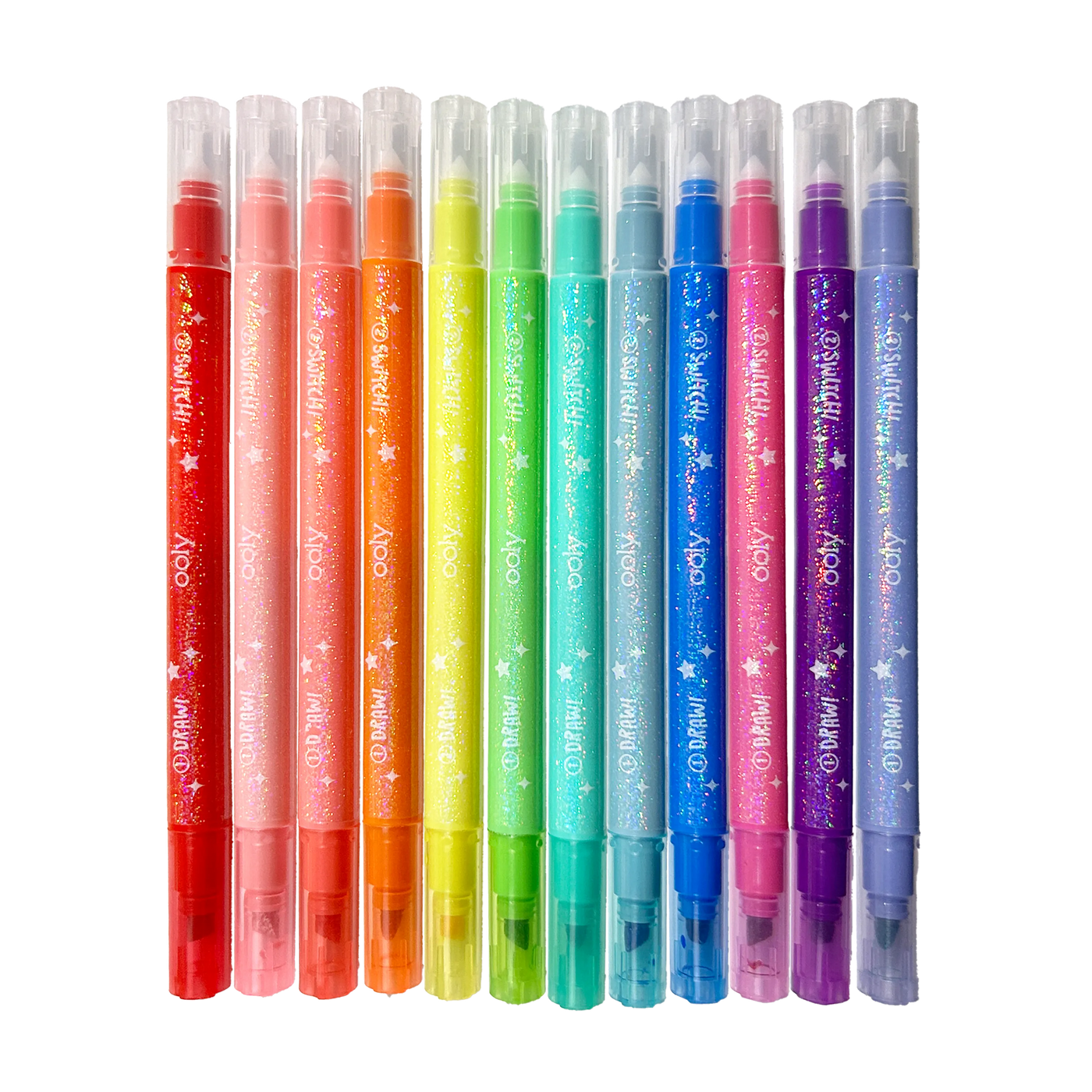 OOLY: Switch-Eroo Sparkle Glittery Color Changing Markers