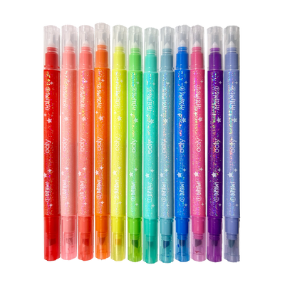 OOLY: Switch-Eroo Sparkle Glittery Color Changing Markers