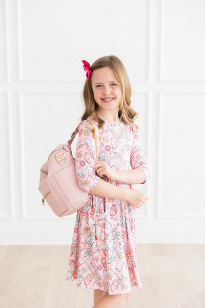 Mila & Rose:  Dream Big Little One Pocket Twirl Dress SHIPS SEPARATELY