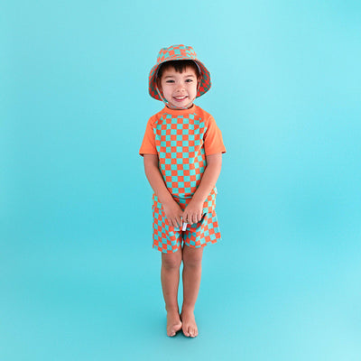 Gigi and Max Swim Shorts: Spencer Checks