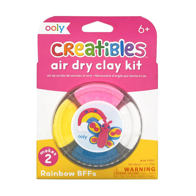 OOLY Creatibles D.I.Y. Air-Dry Clay Kit: Rainbow BFFs