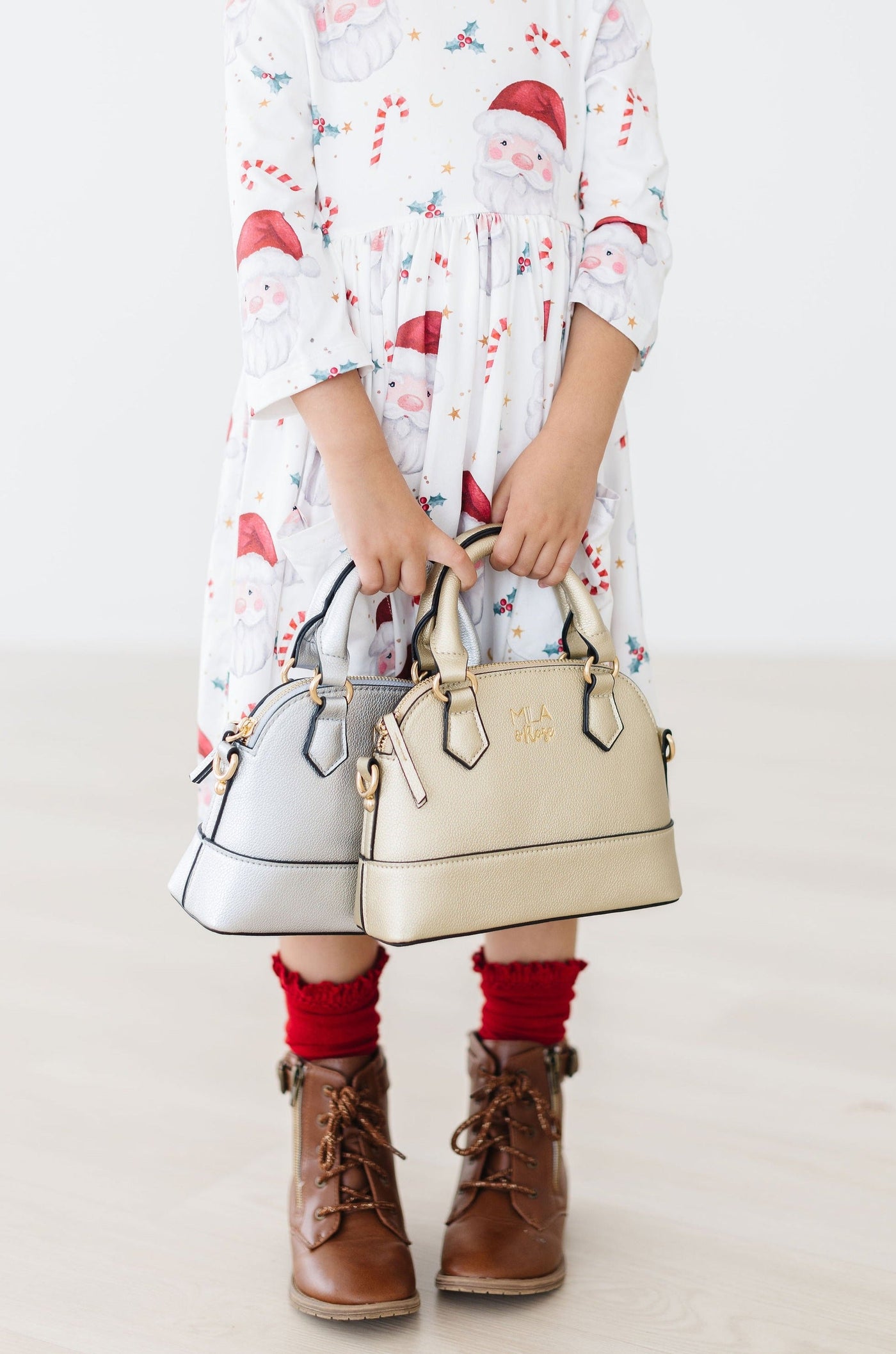 Mila & Rose:  Gold Metallic Girl's Crossbody Purse SHIPS SEPARATELY