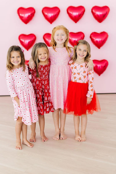 Mila & Rose:  Bubblegum Pink Sequin Dress SHIPS SEPARATELY