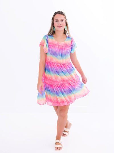 Birdie Bean Women's Chiffon Dress: Jemma