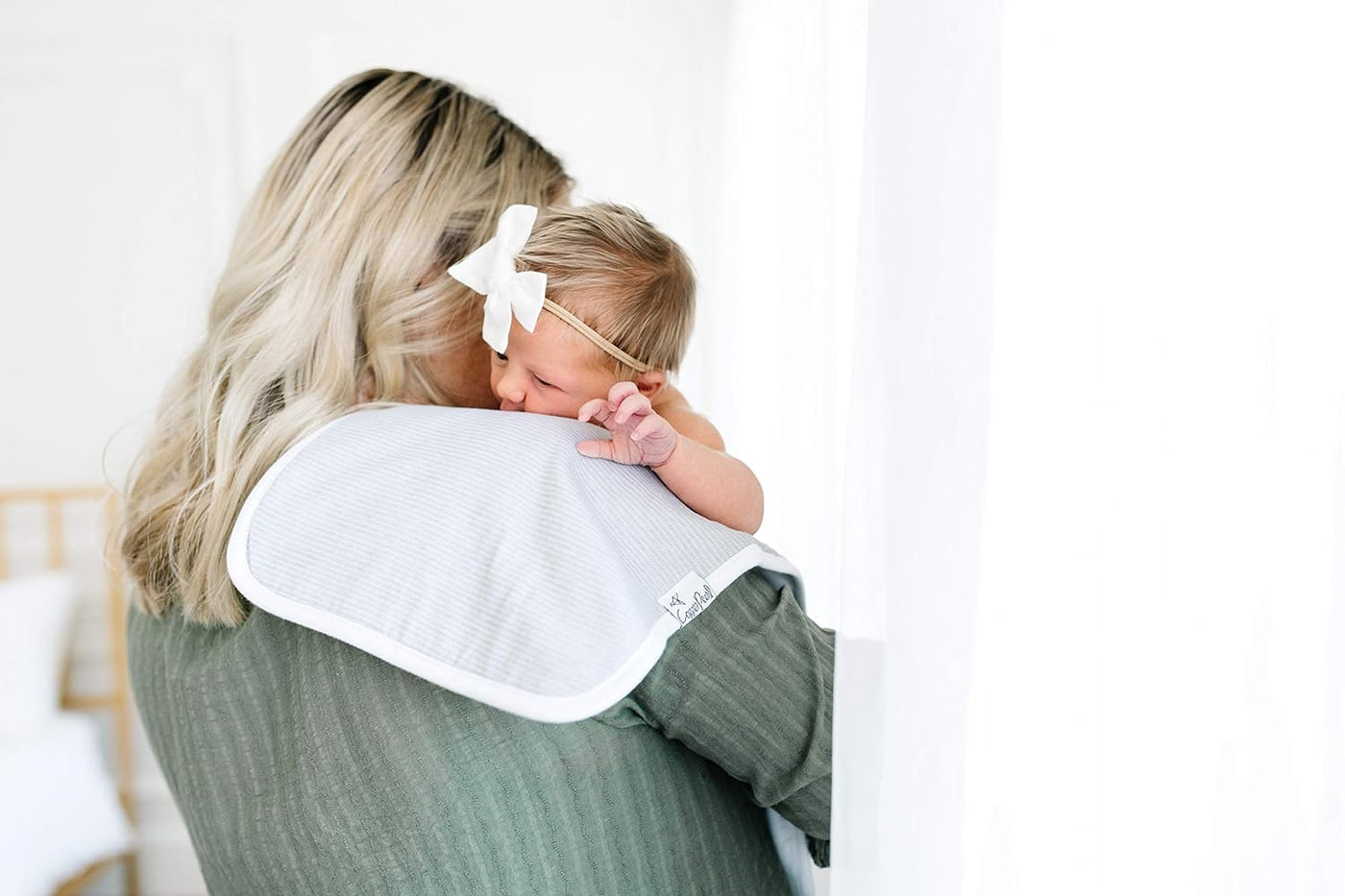 Copper Pearl Burp Cloth Set: Lennon