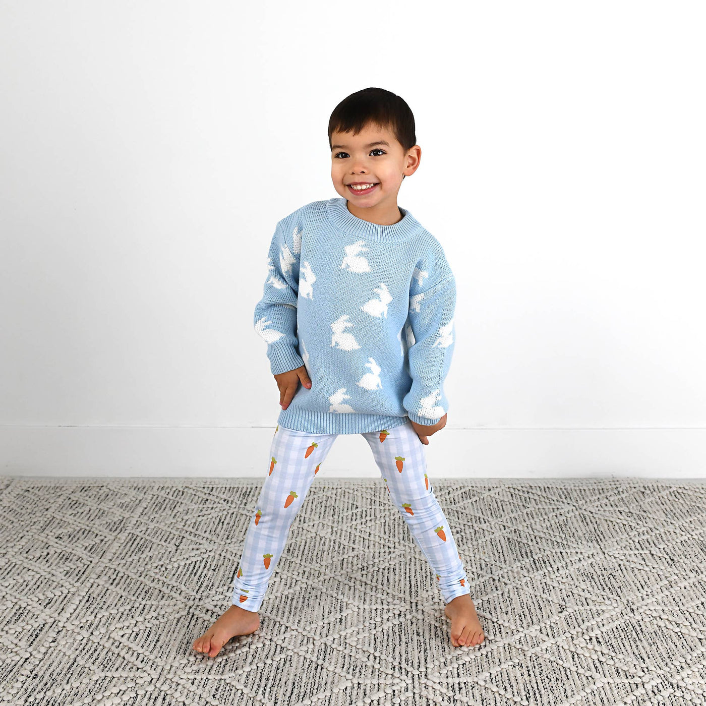 Gigi and Max: Blue Bunny Sweater