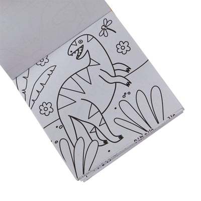 OOLY Carry Along Crayon & Coloring Book Kit: Dinoland