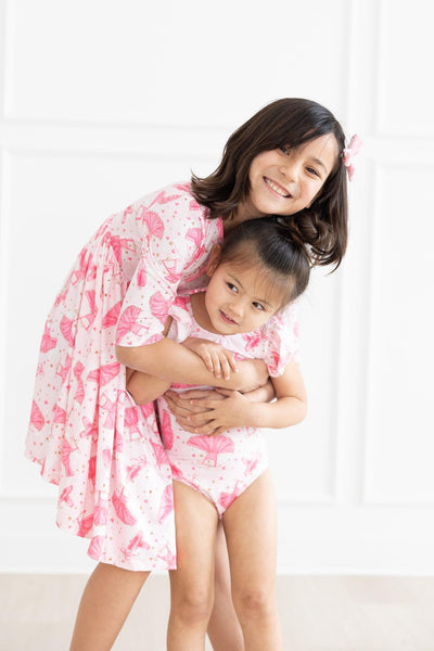 Mila & Rose:  Pirouette 3/4 Sleeve Pocket Twirl Dress SHIPS SEPARATELY