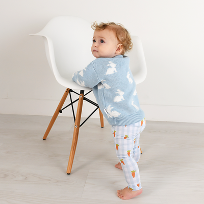 Gigi and Max: Blue Bunny Sweater