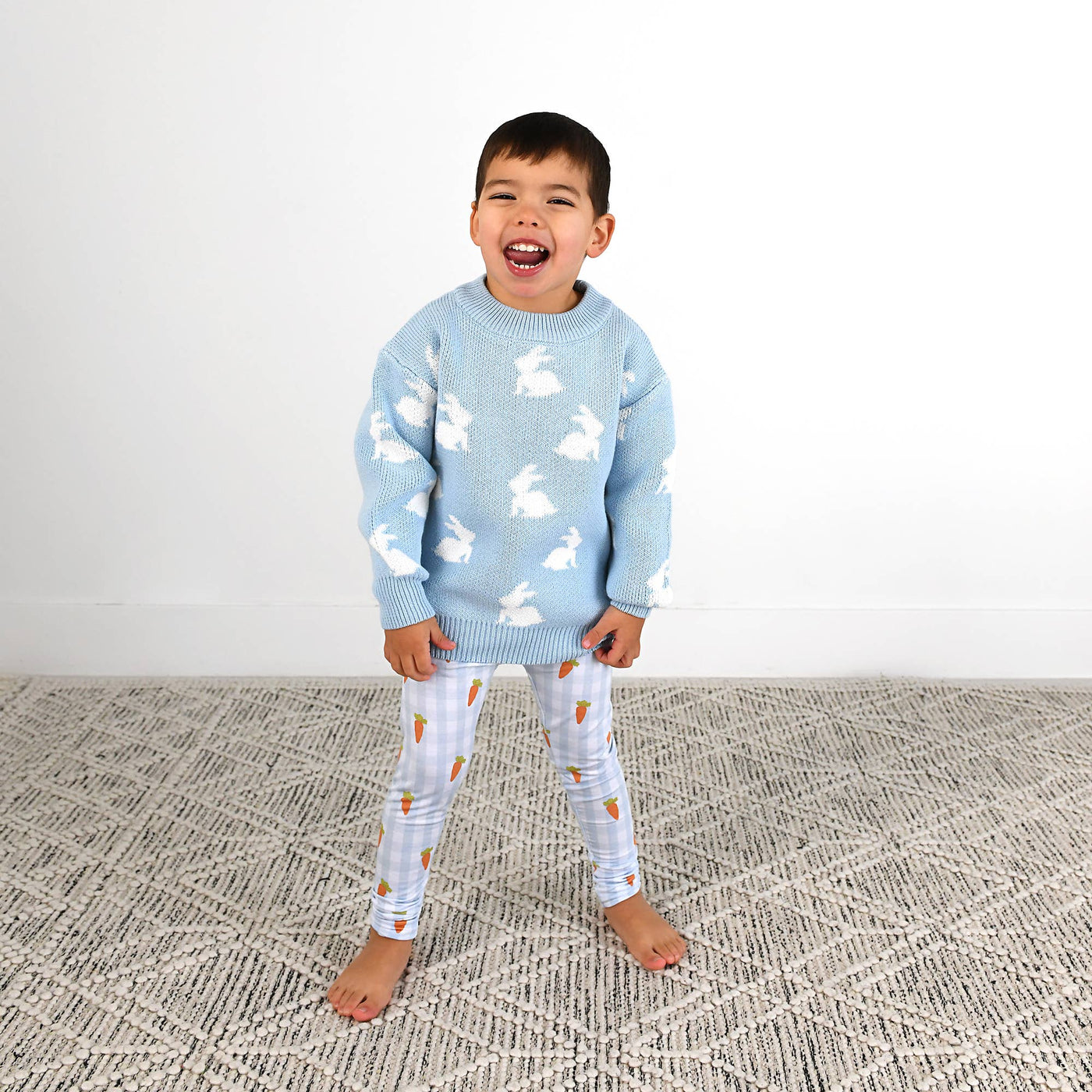 Gigi and Max: Blue Bunny Sweater