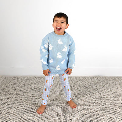 Gigi and Max: Blue Bunny Sweater