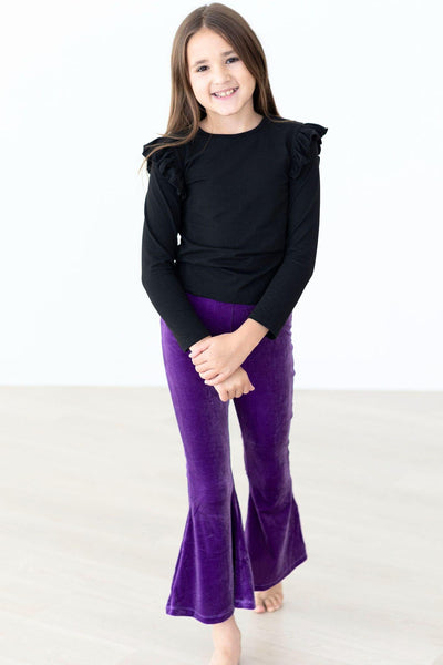 Mila & Rose:  Purple Velvet Bells SHIPS SEPARATELY