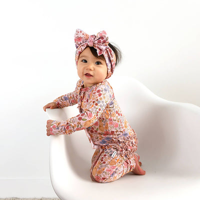 Gigi and Max: Meadow Floral Bunny Ruffle Zip