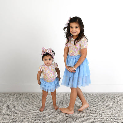 Gigi and Max: Kennedy Floral Tulle Tutu Dress